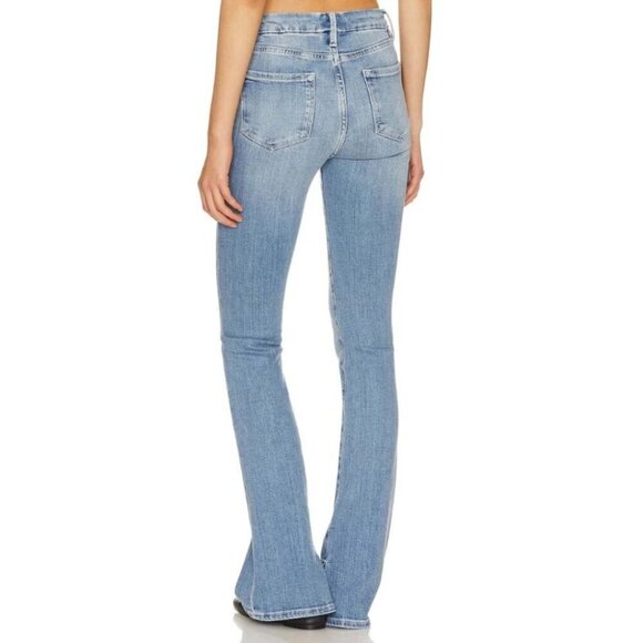 NWT Frame Denim Le Mini Boot Cut Raw Slit Galeston size 30 - Picture 3 of 16